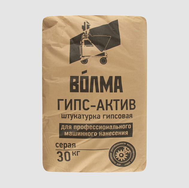 Смесь сухая строительная штукатурная на гипсовом вяжущем "ВОЛМА Гипс ...